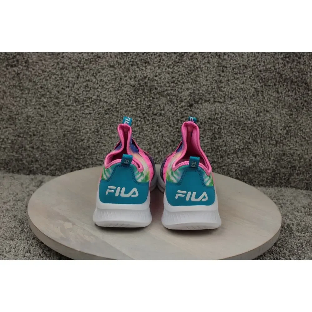FILA Slip On Tie Dye Sneakers Girls 6.5 Athletic Lightweight New
